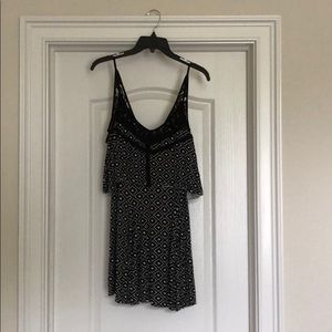 Black and white summer dress